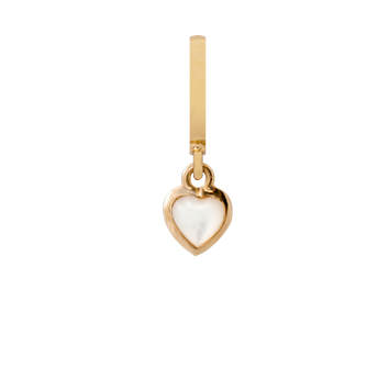 Image of Christina Collect Pearl Heart Heaven forgyldt charm